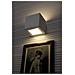Novità! Applique Bianco Per Salotto - In Ceramica (può Essere Dipinto) - Leo Sl. 0005 Lampada A Muro Quadrata, Stile Classico, A Luce Singola Led E-27 *** Lampade - I Prezzi Più Bassi Su Amazon! - Foto miniatura 6