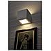 Novità! Applique Bianco Per Salotto - In Ceramica (può Essere Dipinto) - Leo Sl. 0005 Lampada A Muro Quadrata, Stile Classico, A Luce Singola Led E-27 *** Lampade - I Prezzi Più Bassi Su Amazon! - Foto miniatura 2