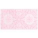 Tappeto Da Esterni Rosa 80x150 Cm In Pp - Foto miniatura 3