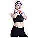 Sweatband Set (3 Pezzi) Sport Fascia Da Polso A Strisce Sweatbands Tessuto Di Spugna Wristband Athletic Esercizio Pallacanestro Polso Sweatband E Fasce Assorbimento Dellumidit Assorbimento Del Sudore Head Band - Foto miniatura 2