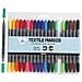20 Marcatori Per Tessuto A Doppia Punta - Colori Brillanti - Foto miniatura 1