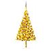 Set Albero Natale Artificiale con LED e Palline Oro 180 cm PET - Foto miniatura 1