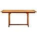 Tavolo Da Pranzo Per Esterni (120-170) x80x75 Cm In Legno Acacia - Foto miniatura 6