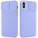 Cadorabo Custodia Compatibile Con Apple Iphone Xs Max In Viola Opaco - Coperchio Protettivo In Silicone Tpu Flessibile E Con Protezione Per La Fotocamera - Foto miniatura 1