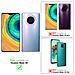 Custodia Compatibile Con Huawei Mate 30 In Marmo Viola Onda No. 14 - Coperchio Protettivo In Silicone Tpu Con Motivo A Mosaico - Foto miniatura 2