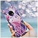 Custodia Compatibile Con Huawei Mate 30 In Marmo Viola Onda No. 14 - Coperchio Protettivo In Silicone Tpu Con Motivo A Mosaico - Foto miniatura 8