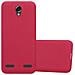 Custodia Compatibile Con Zte Blade L7 In Frost Rosso - Coperchio Protettivo In Silicone Tpu Flessibile - Foto miniatura 1