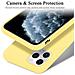 Custodia Compatibile Con Apple Iphone 11 Pro In Liquid Giallo - Coperchio Protettivo In Silicone Tpu Flessibile - Foto miniatura 5