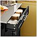 Carrello Cucina Credenza Cucina Mobile Cucina Nero Con Ruote Fkw110-sch - Foto miniatura 4
