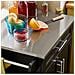 Carrello Cucina Credenza Cucina Mobile Cucina Nero Con Ruote Fkw110-sch - Foto miniatura 5