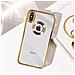 Cover Per Iphone Xs Max Glitter Rimovibile Silicone Gel Serie Protecam Spark Oro - Foto miniatura 4