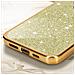 Cover Per Iphone Xs Max Glitter Rimovibile Silicone Gel Serie Protecam Spark Oro - Foto miniatura 5