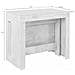 Tavolo Allungabile Martino, Consolle Allungabile Fino A 12 Posti, Tavolo Con Portallunghe, 100% Made In Italy, Cm 51/300x90h77, Bianco Lucido Larice - Foto miniatura 3