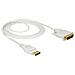 Cavo Displayport 1.2 Maschio > Dvi 24+1 Maschio 2 M Bianco - Foto miniatura 2