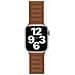 Cinturino In Pelle Per Apple Watch 38-40-41mm, Marrone Chiaro - Foto miniatura 2