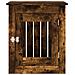 Gabbia Cani Da Arredamento Rovere Fumo 55x75x65cm Multistrato - Foto miniatura 6