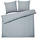 Set Copripiumino In Cotone Satinato Grigio Chiaro 240 X 220 Cm Avondale - Foto miniatura 2