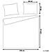 Set Copripiumino In Cotone Satinato Grigio Chiaro 240 X 220 Cm Avondale - Foto miniatura 6