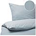 Set Copripiumino In Cotone Satinato Grigio Chiaro 240 X 220 Cm Avondale - Foto miniatura 7