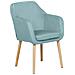 Sedia Da Pranzo Velluto Blu Yorkville Ii - Foto miniatura 5