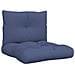 Set Cuscini Per Pallet Blu Marino 60x38x13 Cm In Tessuto - Foto miniatura 2