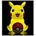 Altoparlante Bluetooth Funzione Luminoso Modello Pikachu Pokeball 30cm, Giallo - Foto miniatura 3