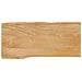 Piano Tavolo 100x40x3,8 Cm Bordi Vivi In Legno Massello Mango - Foto miniatura 1