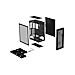 Case Diaxid 605F Midi TowerATX, micro ATX, Mini-ATX 2 Porte USB 3.2 Colore Nero (Finestrato) - Foto miniatura 9