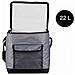 Borsa Termica 22lt Frigo Campeggio Escursioni Picnic Termico Caldo Freddo - Foto miniatura 3
