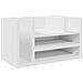 Organizer Da Scrivania Bianco 44,5x24x25 Cm Legno Multistrato - Foto miniatura 2