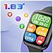 Smartwatch Igo Watch 3 Bluetooth 5.3 Assistente Vocale Ip67, Nero - Foto miniatura 5