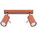 Lampada Da Soffitto Ring 2 Rosso Ocra Sl. 1507 - Moderno Lampada Da Soffitto Ocra Rossa 17x30x6 Cm - Foto miniatura 1