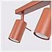 Lampada Da Soffitto Ring 2 Rosso Ocra Sl. 1507 - Moderno Lampada Da Soffitto Ocra Rossa 17x30x6 Cm - Foto miniatura 7