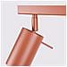 Lampada Da Soffitto Ring 2 Rosso Ocra Sl. 1507 - Moderno Lampada Da Soffitto Ocra Rossa 17x30x6 Cm - Foto miniatura 8