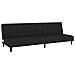 Divano Letto a 2 Posti Nero in Velluto - Foto miniatura 1