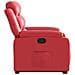 Poltrona Alzapersona Reclinabile Rosso in Similpelle - Foto miniatura 9