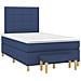 Giroletto a Molle con Materasso Blu 120x190 cm in Tessuto - Foto miniatura 1