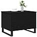 Tavolino da caffè con piano sollevabile Nero Rovere 60x44,5x45 cm Legno ingegnerizzato - Foto miniatura 3