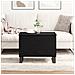 Tavolino da caffè con piano sollevabile Nero Rovere 60x44,5x45 cm Legno ingegnerizzato - Foto miniatura 4
