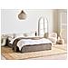 Letto Con Ottomano Senza Testata Bouclé Dinan 140 X 200 Cm Tortora - Foto miniatura 1