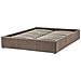 Letto Con Ottomano Senza Testata Bouclé Dinan 140 X 200 Cm Tortora - Foto miniatura 4
