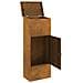 Cassetta per pacchi Ruggine 44.5 x 29 x 110.5 cm acciaio corten - Foto miniatura 5