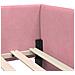 Cornice del letto ad angolo Altro con testiera Rosa 90 x 190 cm - Foto miniatura 8