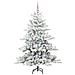 Albero di Natale Artificiale con Rami Pieghevoli Bianco 150 cm - Foto miniatura 2