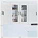 Pensile cucina con porta 2 pcs Bianco Lucido 40 x 31 x 80 cm - Foto miniatura 2