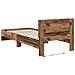 Struttura del letto Legno vecchio 90 x 190 cm Legno multistrato - Foto miniatura 8