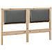 Testiera Altro Marrone 160 cm Legno di pino massello - Foto miniatura 1