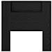 Testiera Rovere Nero 100 x 15 x 103,5 cm Legno multistrato - Foto miniatura 6