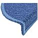 Tappetini per scale 20 pz 56x17x3 cm blu semicircolari - Foto miniatura 6