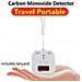 Rilevatore Di Monossido Di Carbonio Portatile Alimentato A Batteria Con Display Led E Allarme 90db White - Foto miniatura 4